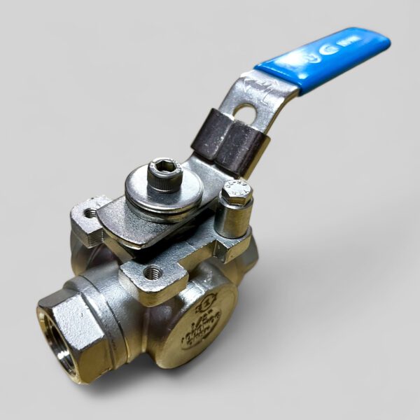 BV-3SL บอลวาล์วสแตนเลสสามทางเกลียว L PORT - Image 2