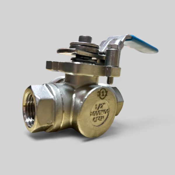 BV-3SL บอลวาล์วสแตนเลสสามทางเกลียว L PORT - Image 4