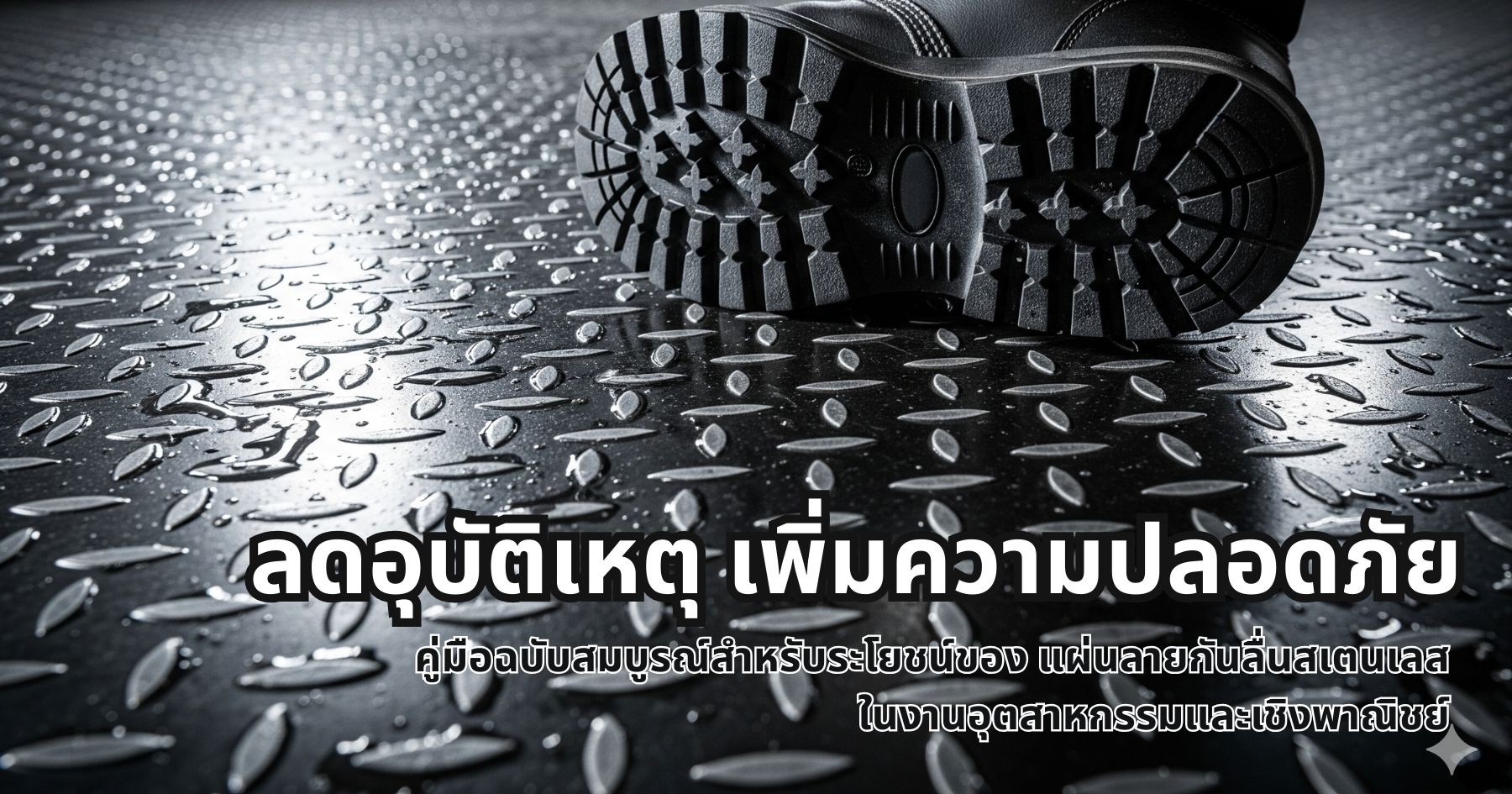 แผ่นกันลื่น สแตนเลส